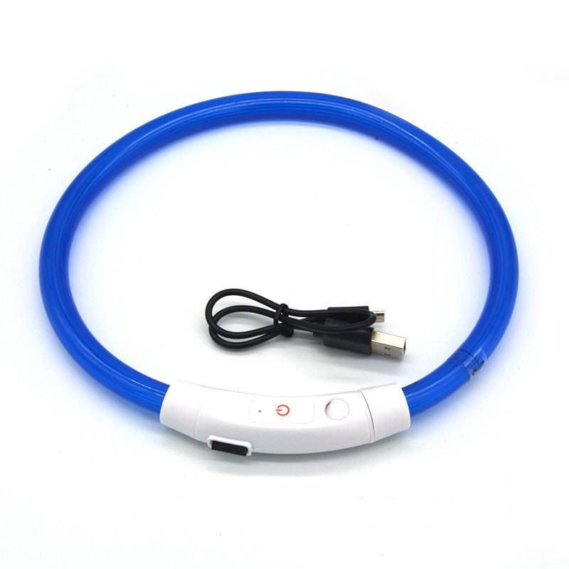 LED-Leuchthalsband für Hunde – Wiederaufladbar mit USB