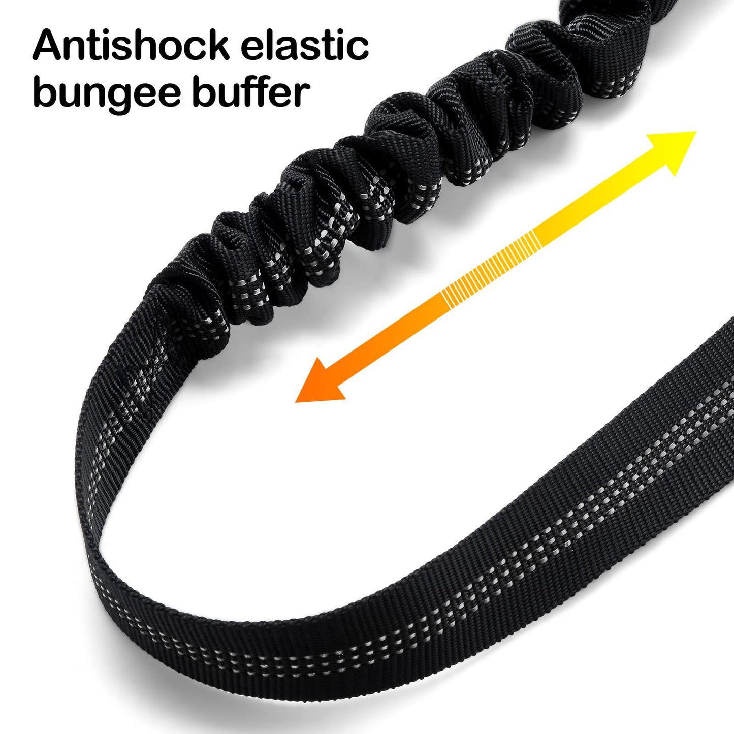 Verstellbarer Sicherheitsgurt für Hunde – Nylon-Autogurt mit Karabiner für sichere Fahrten