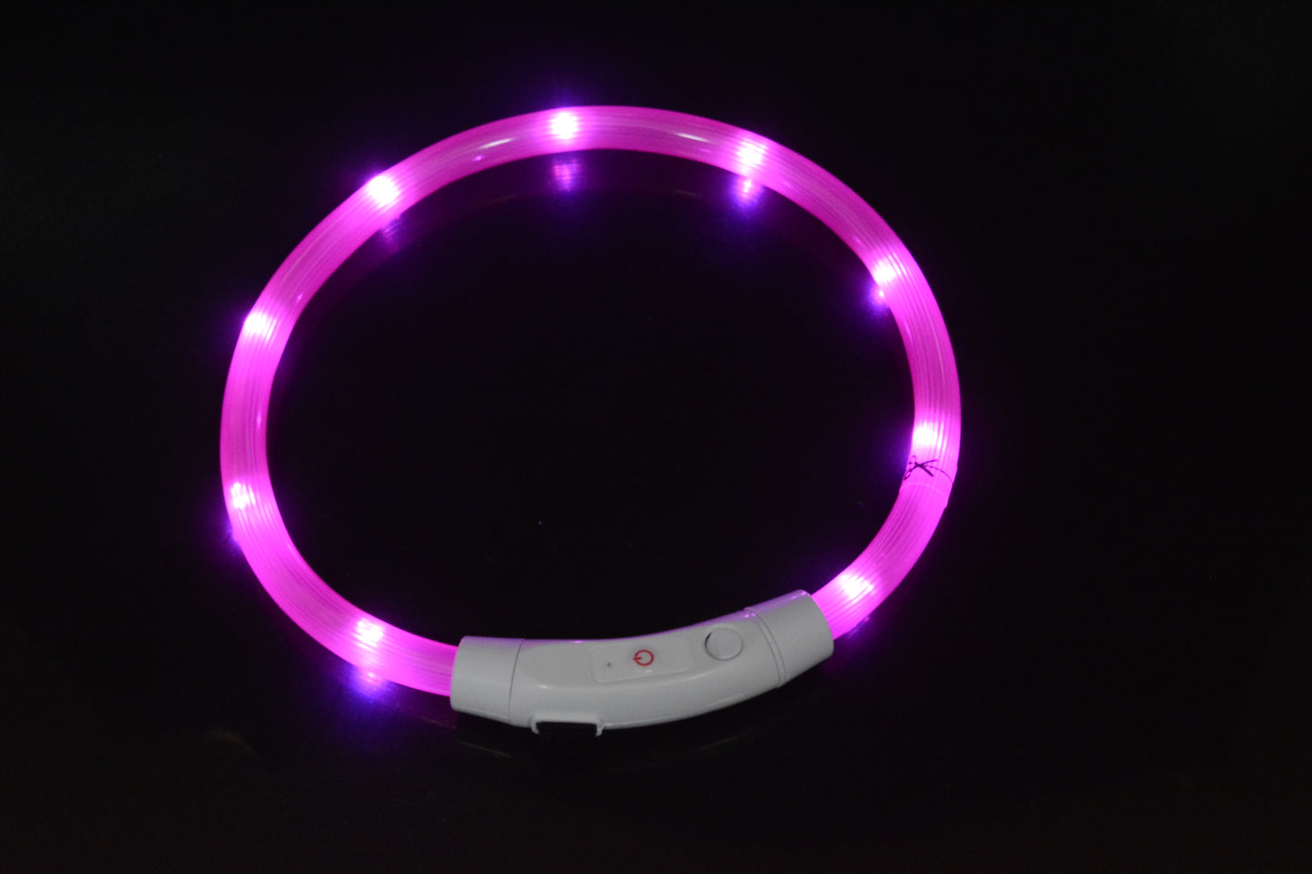 LED-Leuchthalsband für Hunde – Wiederaufladbar mit USB