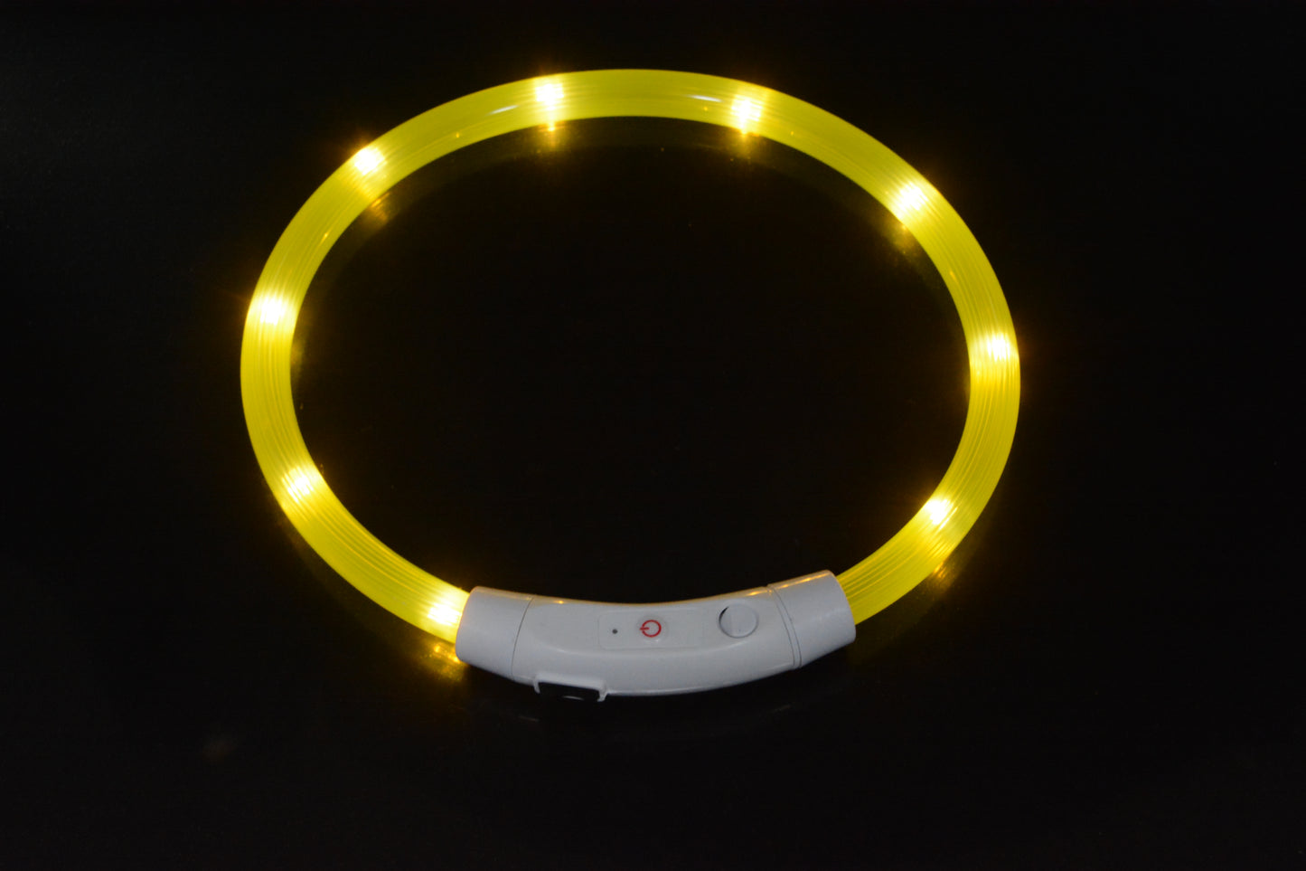 LED-Leuchthalsband für Hunde – Wiederaufladbar mit USB