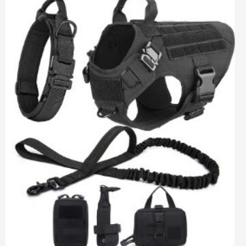 Militär Hunde Outdoor Weste 4-teiliges oder 6-Teiliges Multi-Funktion Set mit Zubehör.