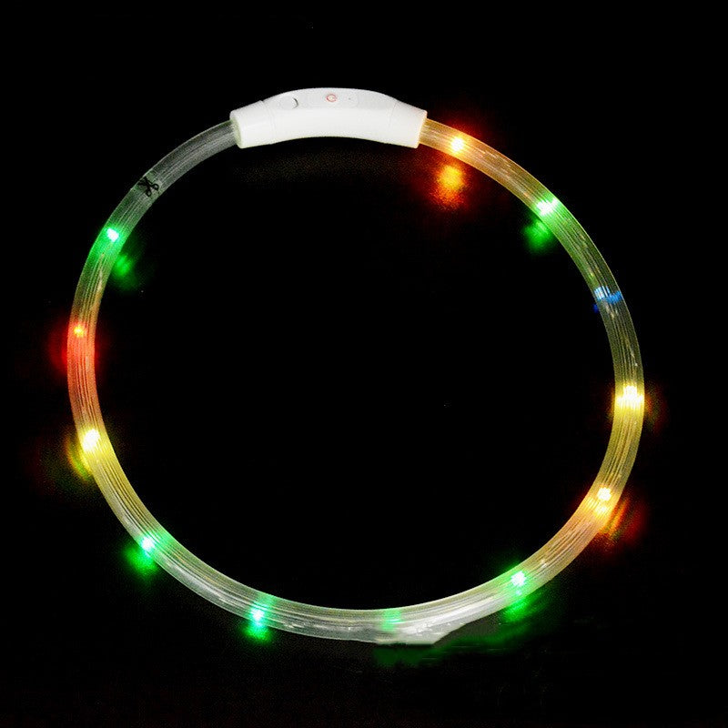 LED-Leuchthalsband für Hunde – Wiederaufladbar mit USB